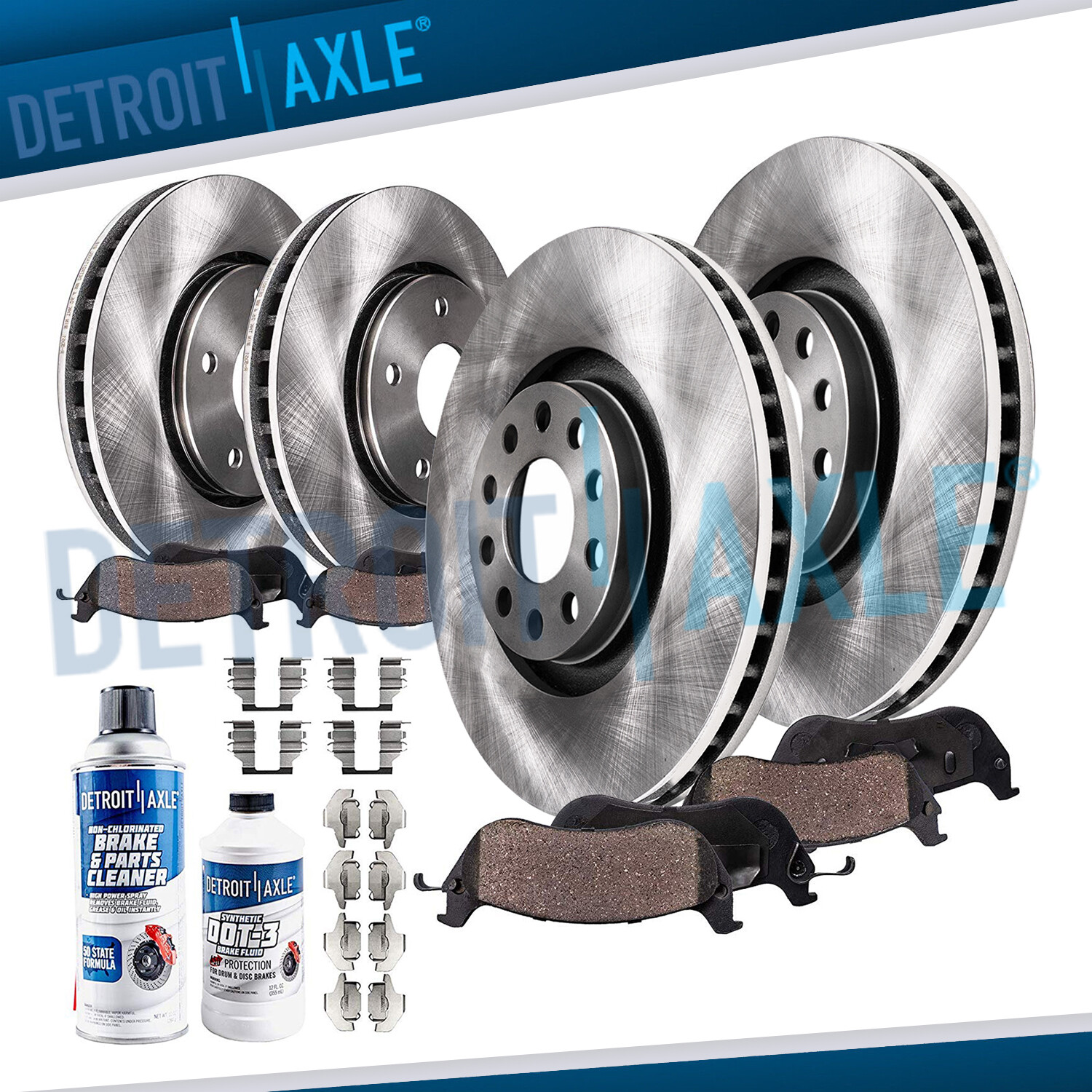 For 2003 2004 2011 Lincoln Town Car Front & Rear Brake Rotors