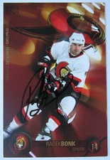NHL Hockey Ottawa Senators Radek Bonk #14 Personally Autographed Oversized Card 