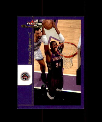 HAKEEM OLAJUWON HOUSTON ROCKETS FLEER 2001-02 MAXIMUN #108