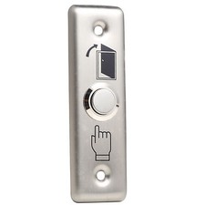 Stainless Steel Door Release Button Home Switch Panel Part For Hollow Door
