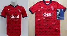 2022-23 West Brom Women 3rd Shirt Squad Signed + Official COA & Map (23282)