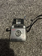 Kodak Brownie Fiesta Camera With Flasholder  Untested Vintage Camera