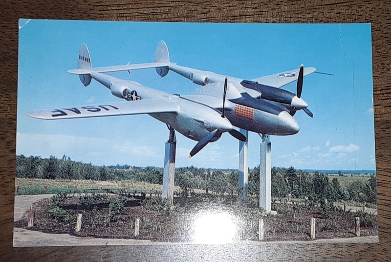 Bong Memorial postcard