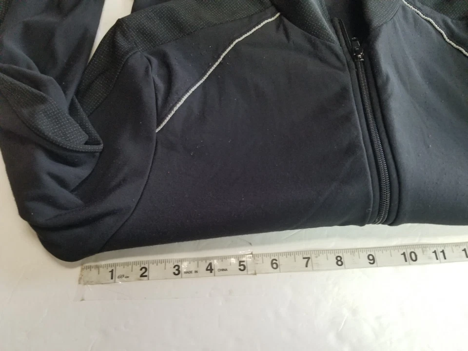 Camisa de ciclismo Speedo de colección para mujer chaqueta manga larga negra amarilla talla pequeña Foto 3 de 4