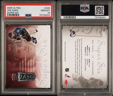 2005 ULTRA Joe Sakic Super Six HOF PSA 10 GEM MINT INSERT SP POP 1