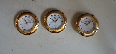 3 Pieces gold finish number dial watch face movement for clock