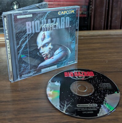 READ DESCRIPTION - BIOHAZARD PC Windows 95 Game Japan ONLY Resident Evil Capcom 