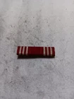 VTG WWII US Military Army Good Conduct Red & White Stripe Medal Ribbon Bar