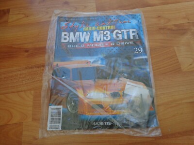 1/10 HACHETTE BUILD THE BMW M3 GTR RC T4SN THUNDER TIGER CAR KIT AUSGABE 29