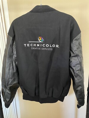 Technicolor Creative Services Crew Jacket M Embroidered Shawn But Pro Can Remove