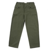 Men's Herringbone Military WWII USMC HBT P-44 Uniform Fatigue Pants Trousers