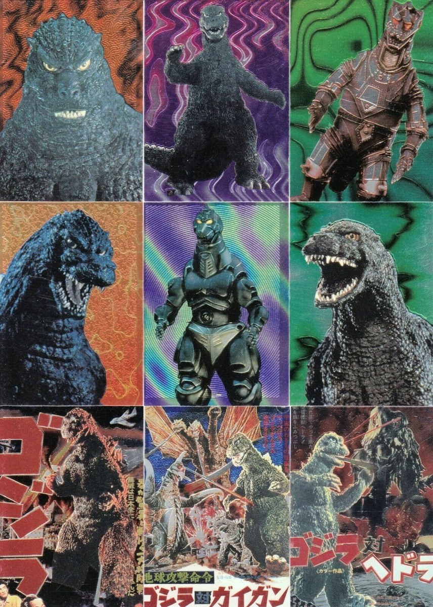 GODZILLA CHROMIUM SET JPP/AMADA 1996 OF 53 CARDS | eBay