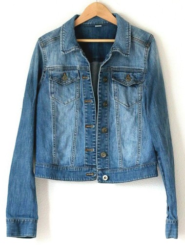 BP Brass Plum Womens Denim Jean Jacket 