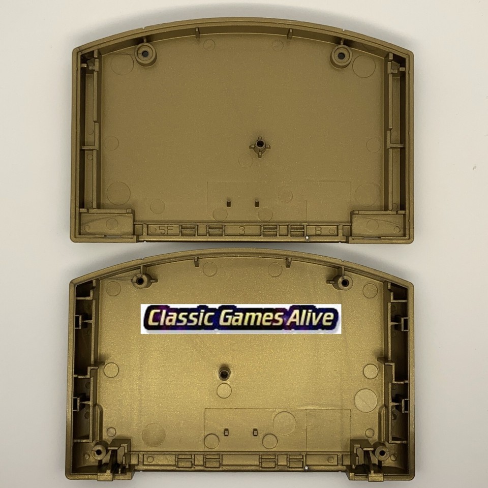 Zelda Gold Cart Gray Shell Clear Case for N64, SNES and NES replacement ...
