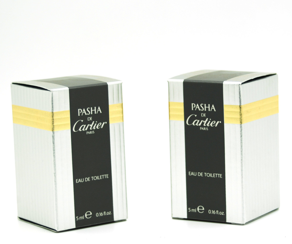 Pasha by Cartier 0.16 oz - 5 ml Eau De Toilette Mini Splash for