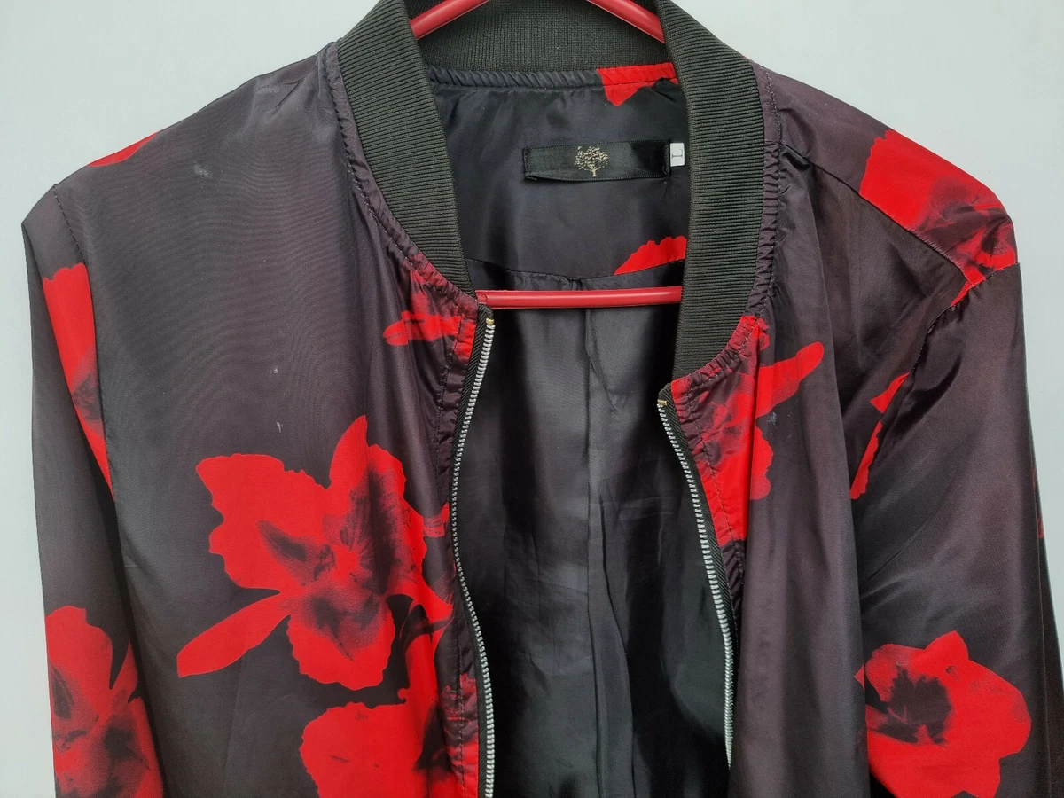 Red flower hotsell jacket