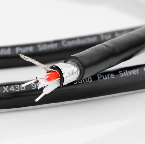 Preffair 99.998% 4N OCC XLR Cable Solid Pure Silver RCA Cable Hifi Speaker Cable - Picture 5 of 6