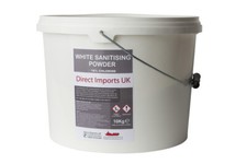 Sanitiser Detergent Powder 10kg Tub White Industrial Grade Cleaner for Schools