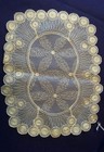 Small Yellow Doily sheer approx 12" x 9" — photo 1