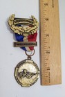 Vintage Naval Jr Reserve Officers Training Corps Rifle Medal Ribbon Blackinton  — photo 3
