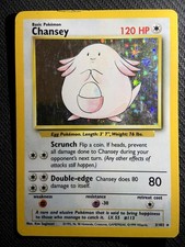 Chansey 3/102 Base Set Unlimited Pokemon Holo 1999 on eBay