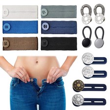 14PCS Waistband Extenders Set, Pregnancy Pants Extender Button Extender for P...