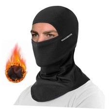 Cold Weather Balaclava Ski Mask for Men Windproof Thermal One Size Black