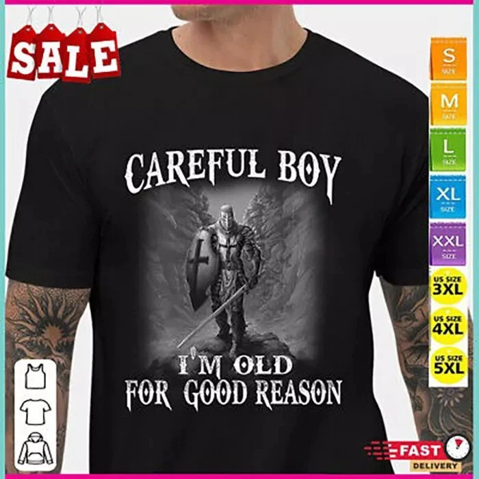 Christian Knight Templar Warrior Of God T-Shirt For Men