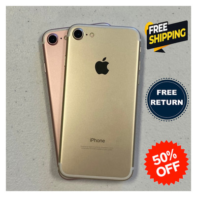 Apple iPhone 7 32GB - Verizon, T-Mobile, AT&T - Rose Gold, Black, Red