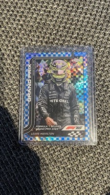 2025 Topps Chrome Formula 1 Lewis Hamilton Blue X-Fractor /150