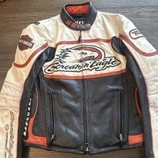 Harley Davidson Screamin Eagle Leather Jacket Size Small