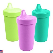 Re-Play Mermaid Sippy Cups for Toddlers - 10 Oz, Spill-Proof, Dishwasher Safe,