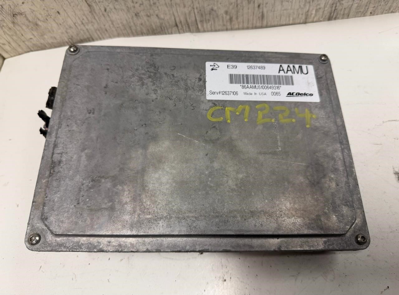 2011 EQUINOX Engine Control Module Computer ECU ECM PCM - 12637489; 12637106