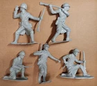 Vintage Marx 6 inch UK-EXCLUSIVE French Soldiers plastic figures