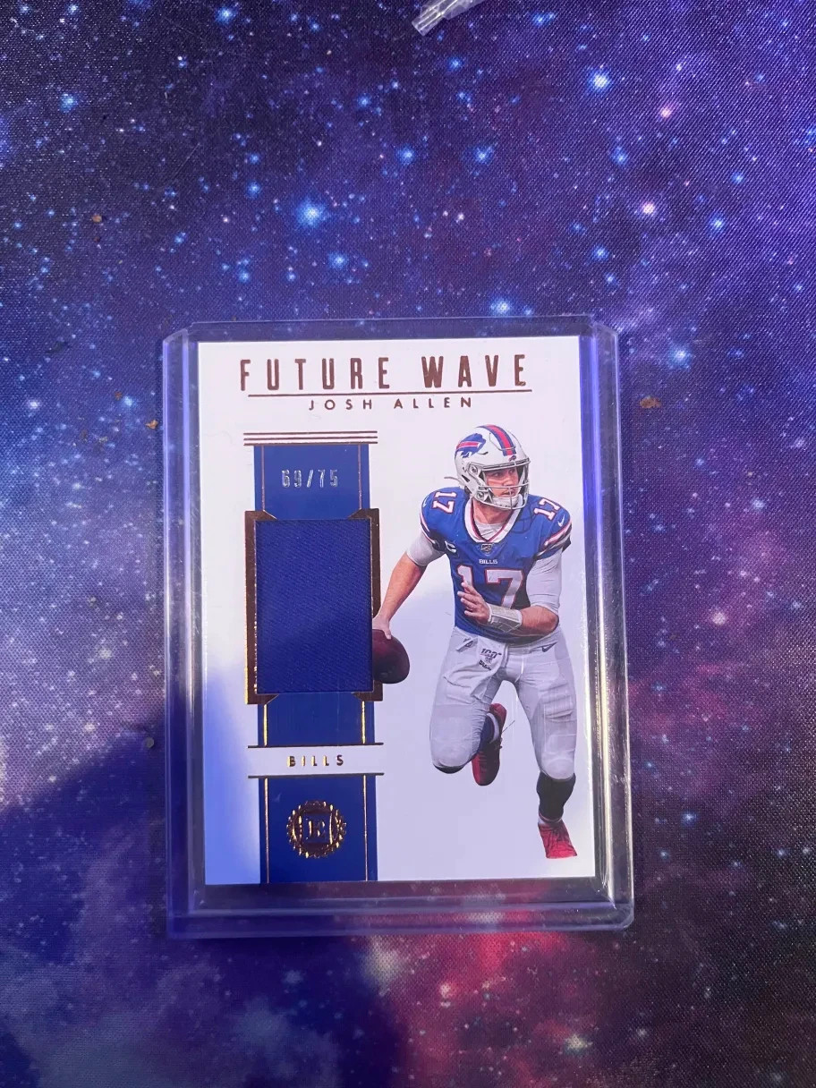 Josh Allen Panini Encased Future Wave Materials #FW2 Base