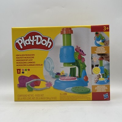 Play-Doh Light & Look Microscope Playset, Science Toy~ Ages 3+
