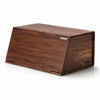 Continenta Brotkasten Brotbox BrotbehäLter Brotkiste Walnussholz 40X26X18.5Cm