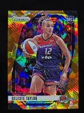 2024 Panini Prizm WNBA #48 Celeste Taylor Ice Orange Prizms Phoenix Mercury