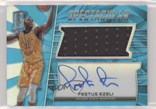2015-16 Panini Spectra Light Blue Prizm 13/49 Festus Ezeli #SS-FE Auto 0l1u