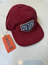 Deus Ex Machina Shield Cord Cap - Dry Rose Red -  One Size