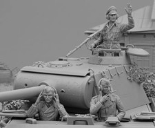 1/35 WW2 Military Tank Soldiers RESIN FIGURE MODEL KIT Unassembled Unpainted NEW