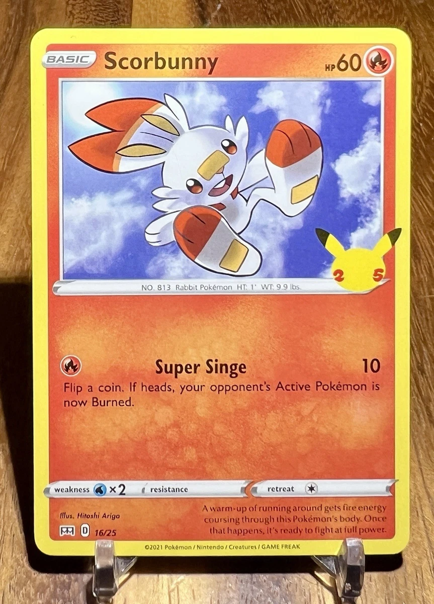 Scorbunny 016/025 McDonald's 25th Anniversary for sale | eBay