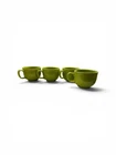 FIESTA SET OF 4 BY HOMER LAUGHLIN JUMBO MUGS RARE!  18 0z Lemongrass