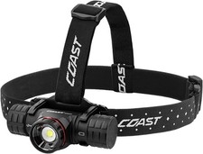 Coast XPH34R 2075 Lumen USB-C Rechargeable LED Headlamp with Twist Focus