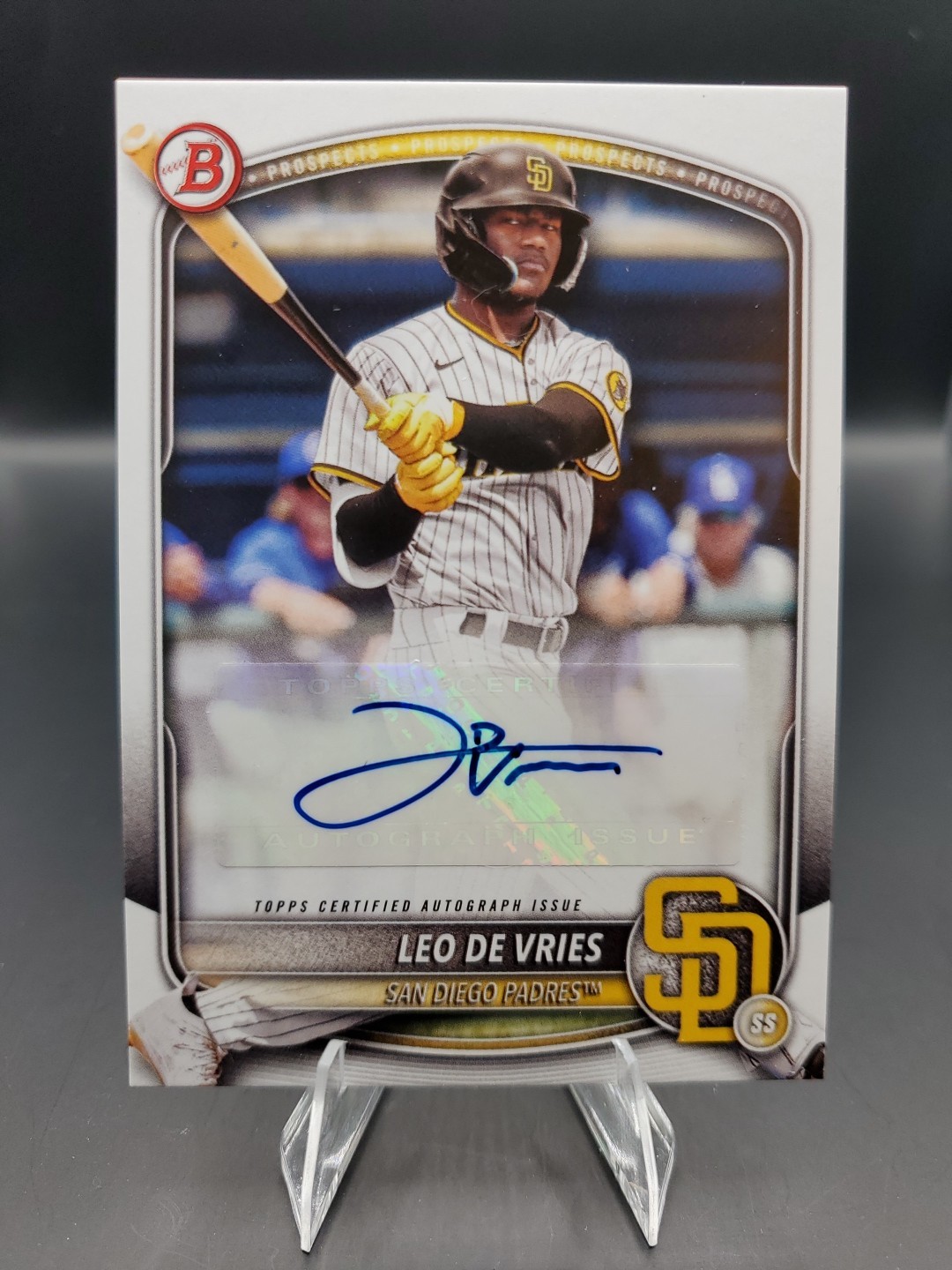 2025 Bowman - Paper Prospect Retail Autographs Leo De Vries #BPA-LD (AU, RC)