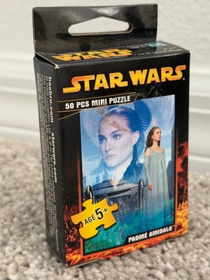 Star Wars Padme Amidala 50 Piece Mini Puzzle 2005 Hasbro Sealed Age 5+