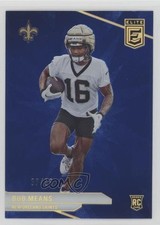 2024 Panini Donruss Elite Rookies Blue 37/99 Bub Means #133 5l1