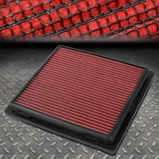 FOR 11-21 DURANGO GRAND CHEROKEE 3.6L 5.7L 6.4L WASHABLE DROP-IN AIR FITLERS RED