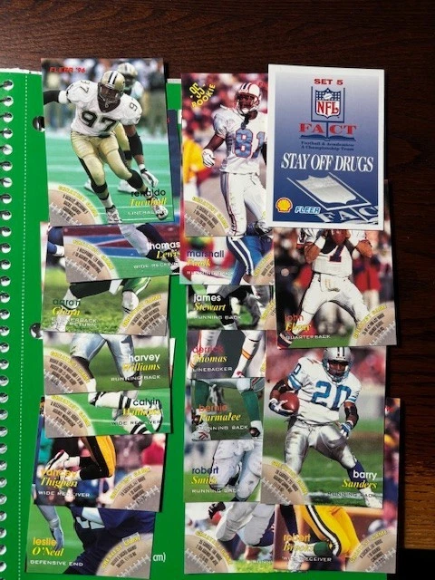 Pick From List 1993 1994, 1996 Fleer FACT Football Cards qty discount - Image 3 of 4