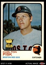 1973 Topps #193 Carlton Fisk Red Sox HOF ASR 7 - NM